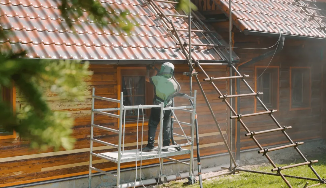 Pieskovanie v akcii